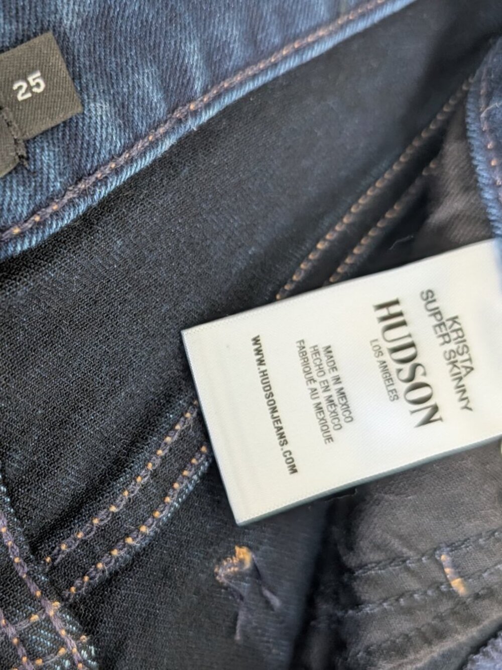 HUDSON JEANS Krista Super Kinny Size 25 - Picture 3 of 13